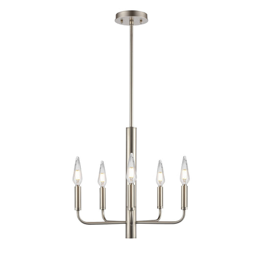 DVI Lighting - DVP44025MF+PL - Five Light Chandelier - Olivia - Multiple Finishes And Platinum