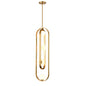 DVI Lighting - DVP45010BR-OP - Four Light Pendant - Atwood - Brass With Half Opal Glass