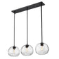 Z-Lite - 490P10-3L-MB - Three Light Linear Chandelier - Chloe - Matte Black