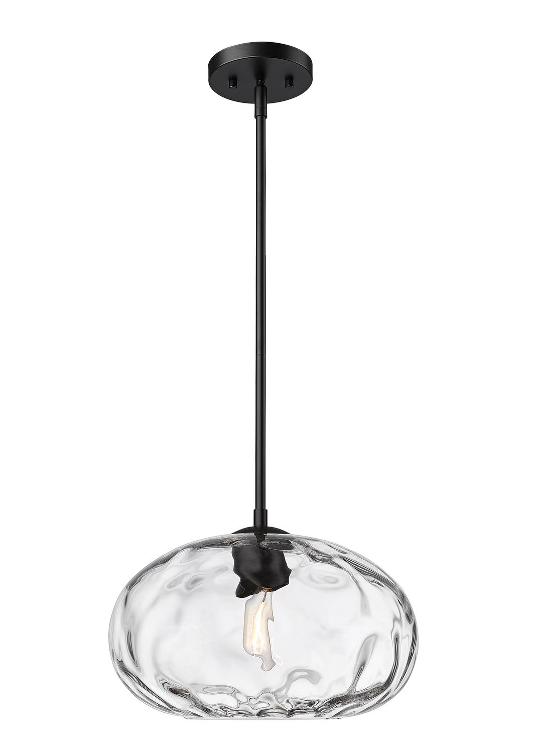 Z-Lite - 490P14-MB - One Light Pendant - Chloe - Matte Black