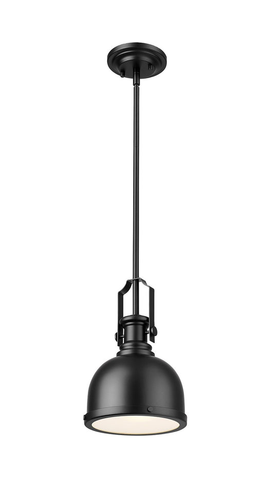 Z-Lite - 725MP-MB - One Light Pendant - Melange - Matte Black