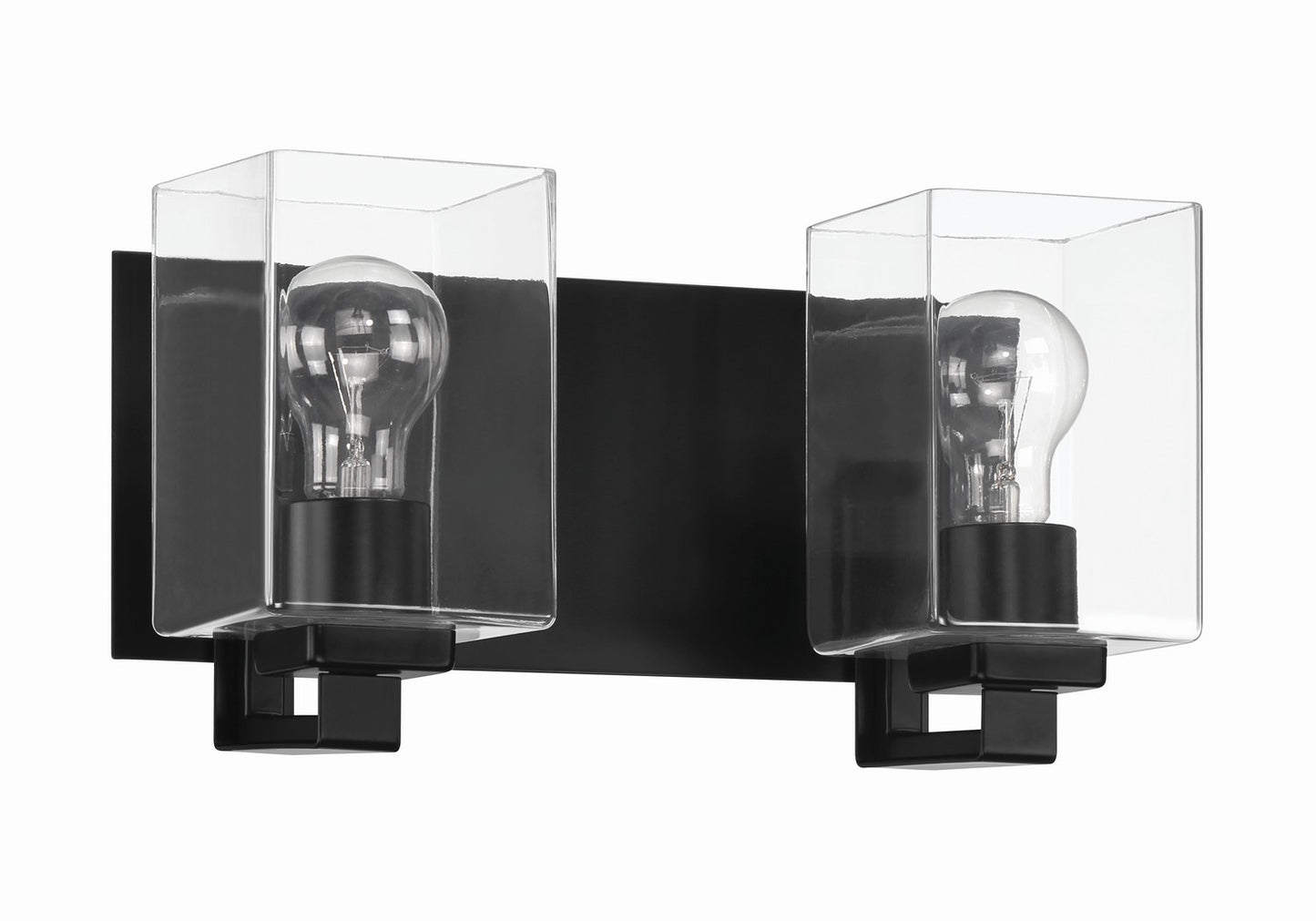 Craftmade - 18514FB2 - Two Light Vanity - McClane - Flat Black