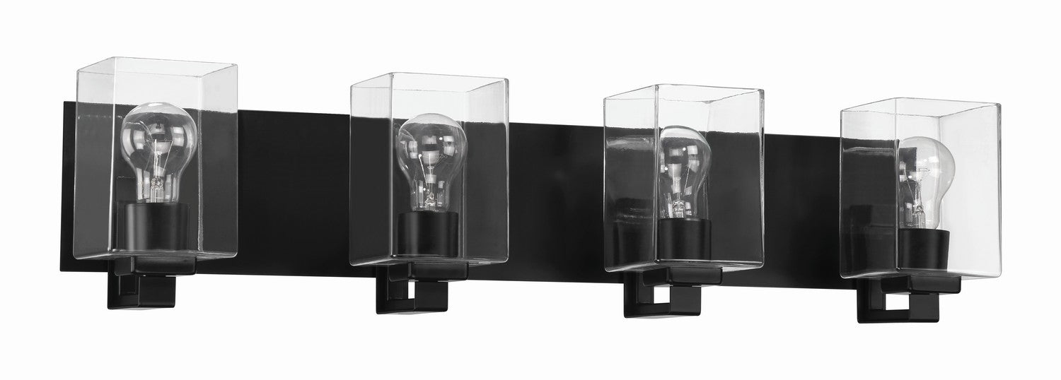 Craftmade - 18532FB4 - Four Light Vanity - McClane - Flat Black