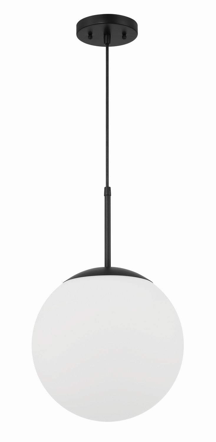 Craftmade - 56892-FB-WG - One Light Pendant - Gaze - Flat Black