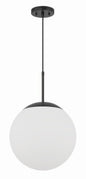 Craftmade - 56893-FB-WG - One Light Pendant - Gaze - Flat Black