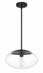 Craftmade - 56894-FB - One Light Pendant - Gaze - Flat Black