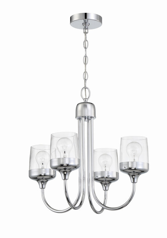 Craftmade - 58124-CH - Four Light Chandelier - Wrenn - Chrome