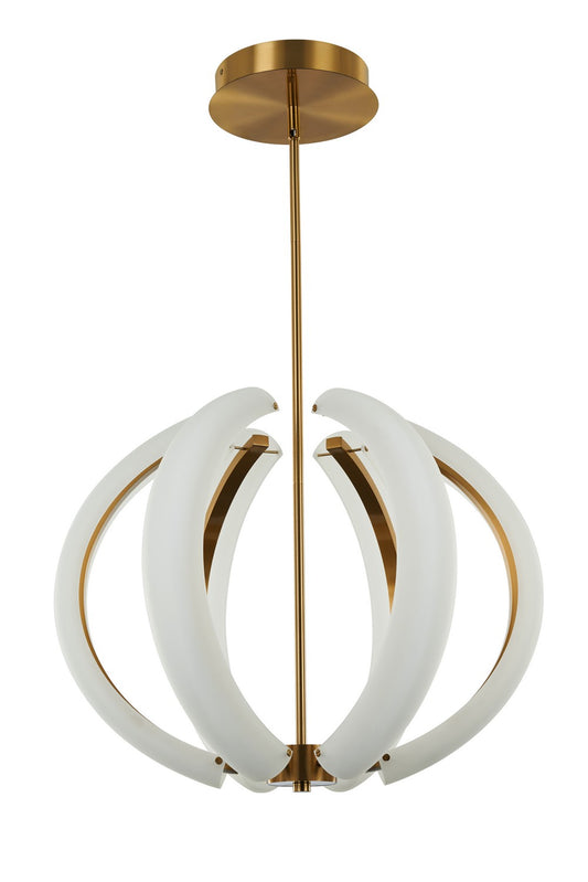 Craftmade - 58890-SB-LED - LED Pendant - Unwind - Satin Brass