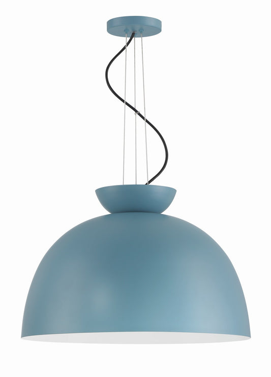 Craftmade - 59192-DB - One Light Pendant - Ventura Dome - Dusty Blue