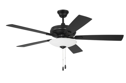 Craftmade - ECF111FB5-FBGW - 52"Ceiling Fan - Eos 3 Light Bowl - Flat Black