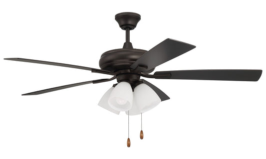 Craftmade - ECF114ESP5-ESPWLN - 52"Ceiling Fan - Eos Frost 4 Light - Espresso