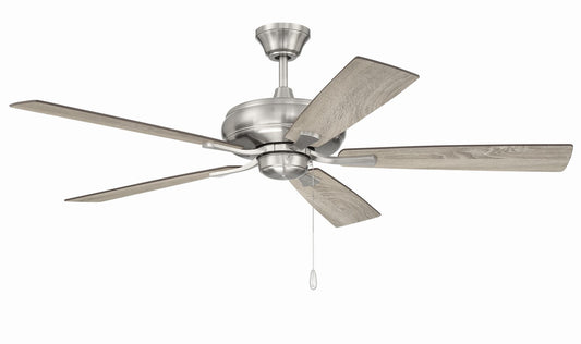 Craftmade - ECF52BNK5-DWWLN - 52"Ceiling Fan - Eos - Brushed Polished Nickel