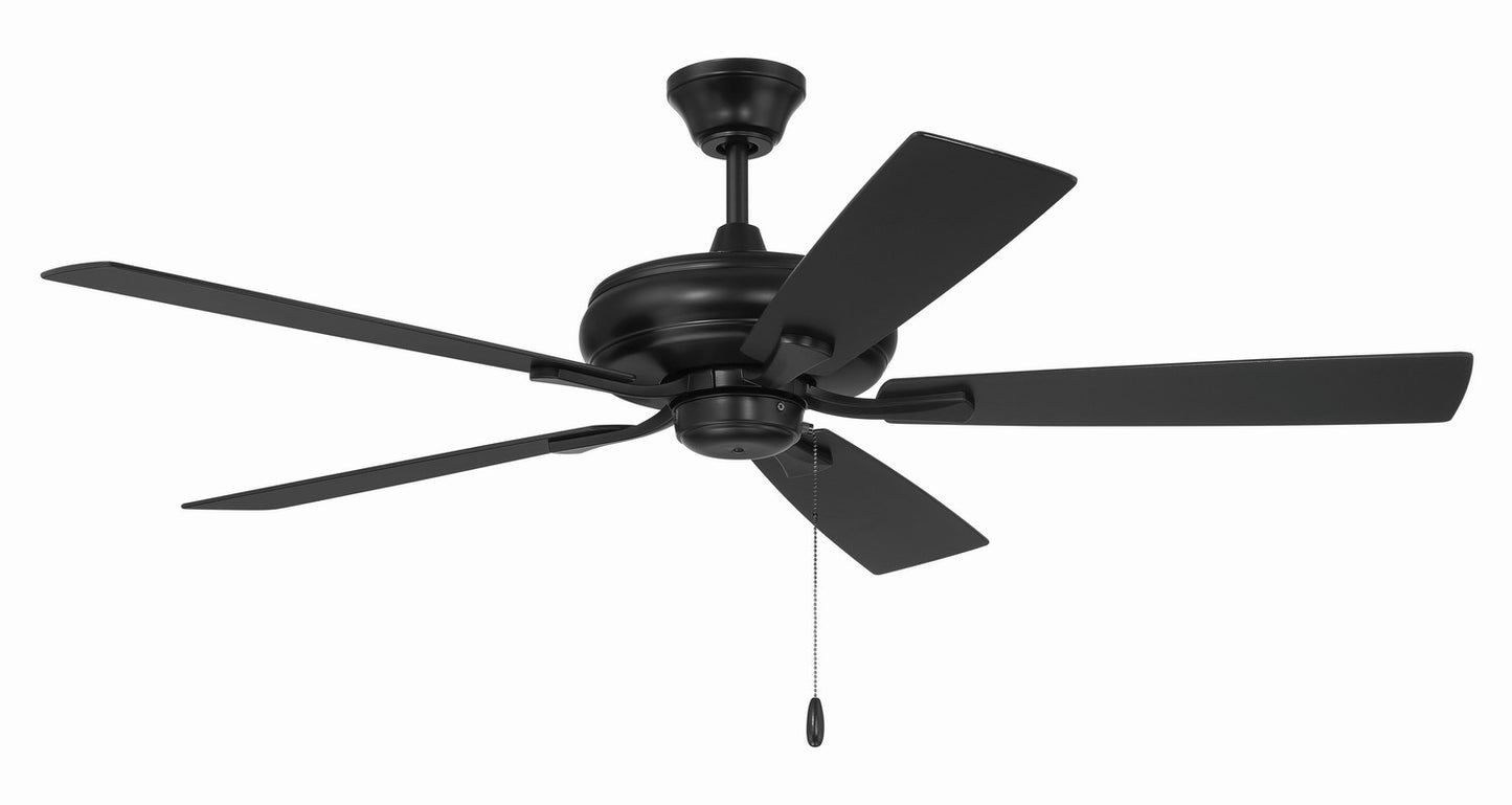 Craftmade - ECF52FB5-FBGW - 52"Ceiling Fan - Eos - Flat Black