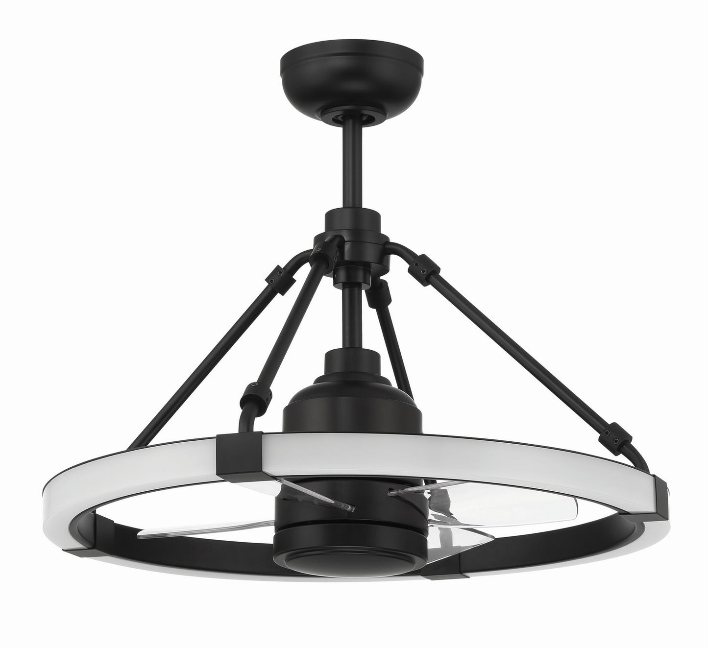 Craftmade - LVY24FB4 - 19"Ceiling Fan - Levy - Flat Black