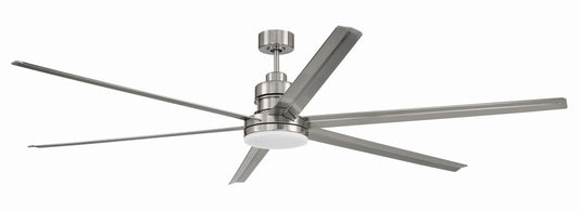 Craftmade - MND80BNK6 - 80"Ceiling Fan - Mondo 80 - Brushed Polished Nickel