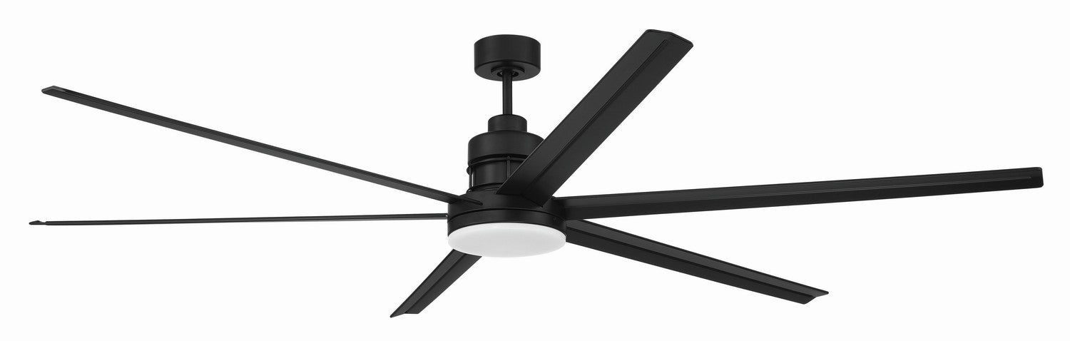 Craftmade - MND80FB6 - 80"Ceiling Fan - Mondo 80 Indoor/Outdoor - Brushed Polished Nickel