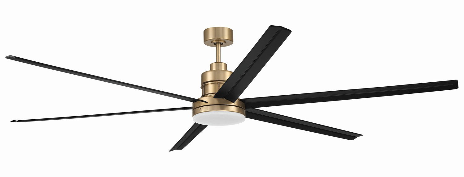 Craftmade - MND80SBFB6 - 80"Ceiling Fan - Mondo 80 - Satin Brass