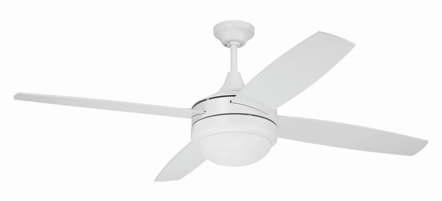 Craftmade - PHZ52W4 - 52"Ceiling Fan - Phaze II 4- Blade - White