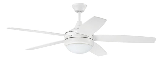 Craftmade - PHZ52W5 - 52"Ceiling Fan - Phaze II 5- Blade - White