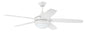 Craftmade - PHZ52W5 - 52"Ceiling Fan - Phaze II 5- Blade - White