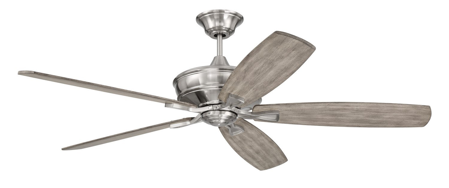 Craftmade - SNT60BNK5 - 60"Ceiling Fan - Santori 60 - Brushed Polished Nickel