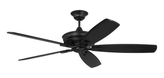 Craftmade - SNT60FB5 - 60"Ceiling Fan - Santori 60 Indoor/Outdoor - Flat Black