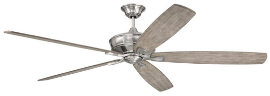 Craftmade - SNT72BNK5 - 72"Ceiling Fan - Santori 72 - Brushed Polished Nickel