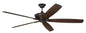 Craftmade - SNT72ESP5 - 72"Ceiling Fan - Santori 72 Indoor/Outdoor - Espresso