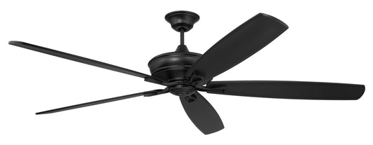 Craftmade - SNT72FB5 - 72"Ceiling Fan - Santori 72 Indoor/Outdoor - Flat Black