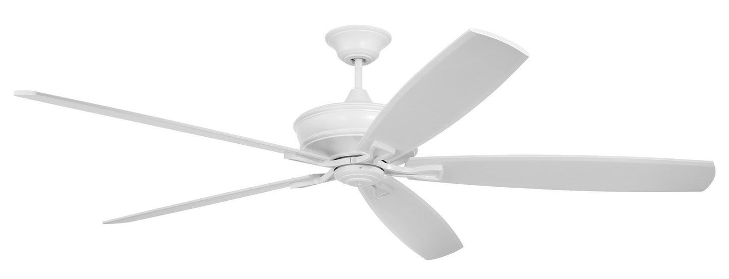 Craftmade - SNT72MWW5 - 72"Ceiling Fan - Santori 72 Indoor/Outdoor - Matte White