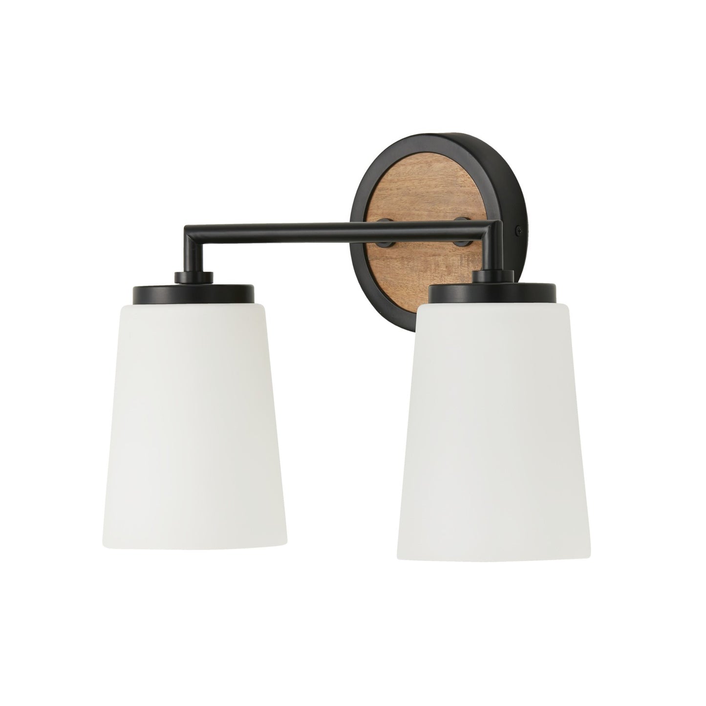 Capital Lighting - 150821WK-546 - Two Light Vanity - Jonah - Light Wood and Matte Black