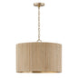 Capital Lighting - 350741WS - Three Light Pendant - Donovan - White Wash and Matte Brass