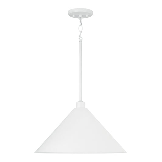 Capital Lighting - 351311WE - One Light Pendant - Alden - Matte White