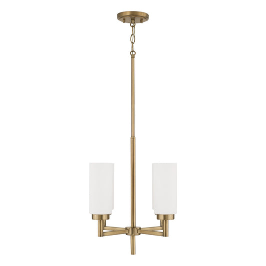 Capital Lighting - 351741AD - Four Light Pendant - Alyssa - Aged Brass