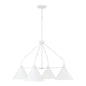 Capital Lighting - 451341WE - Four Light Chandelier - Alden - Matte White