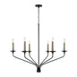 Capital Lighting - 451562MB - Six Light Chandelier - Wilder - Matte Black