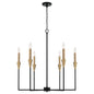 Capital Lighting - 451961AB - Six Light Chandelier - Avant - Aged Brass and Black