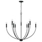 Capital Lighting - 452191MB - Nine Light Chandelier - Ansley - Matte Black