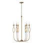 Capital Lighting - 452561ML - Six Light Chandelier - Cohen - Mystic Luster