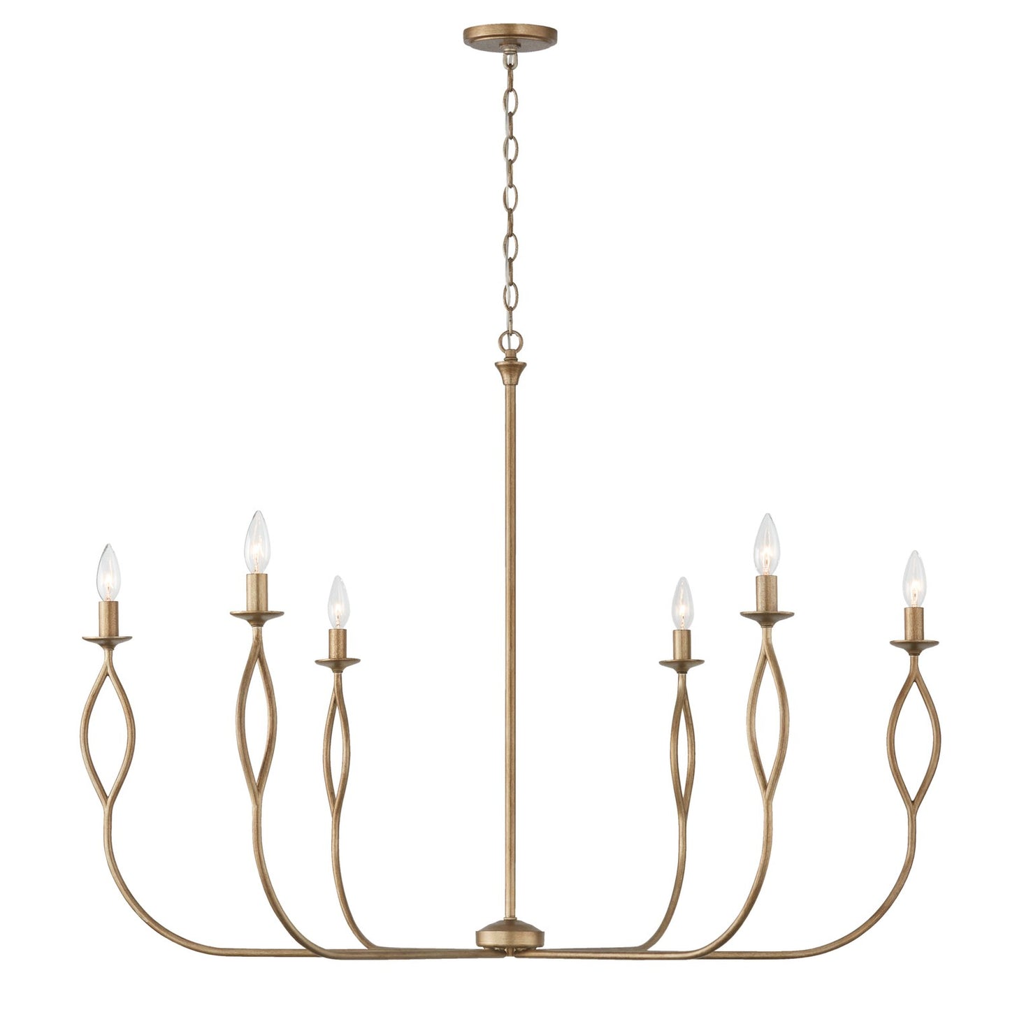 Capital Lighting - 452563ML - Six Light Chandelier - Cohen - Mystic Luster