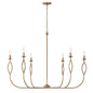 Capital Lighting - 452563ML - Six Light Chandelier - Cohen - Mystic Luster