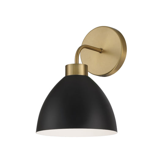 Capital Lighting - 652011AB - One Light Wall Sconce - Ross - Aged Brass and Black