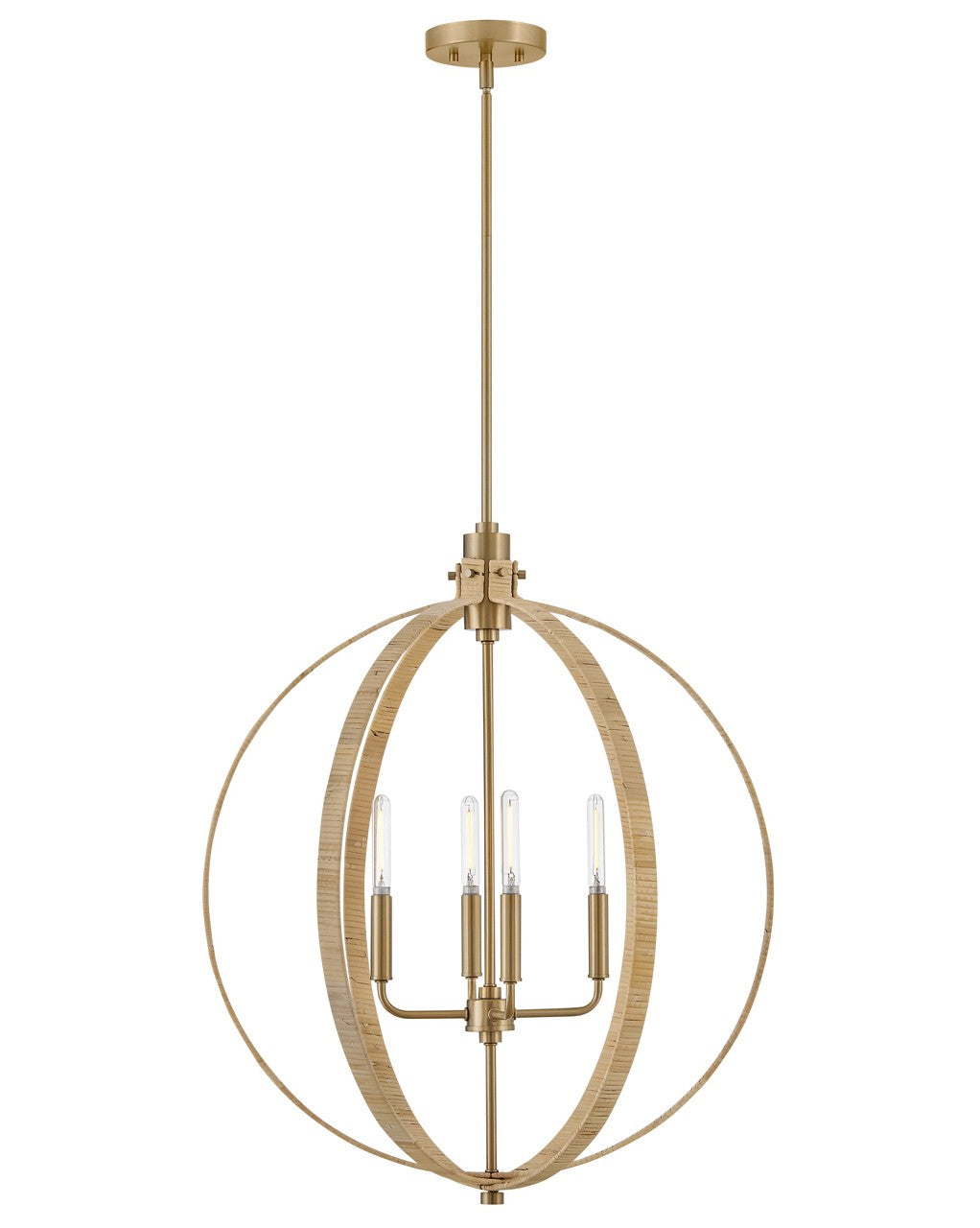 Lark - 83554LCB-BAM - LED Chandelier - Fallon - Lacquered Brass