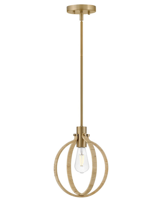 Lark - 83557LCB-BAM - LED Pendant - Fallon - Lacquered Brass