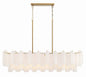 Crystorama - ADD-317-AG-WH - 14 Light Chandelier - Addis - Aged Brass