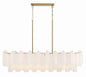 Crystorama - ADD-317-AG-WH - 14 Light Chandelier - Addis - Aged Brass