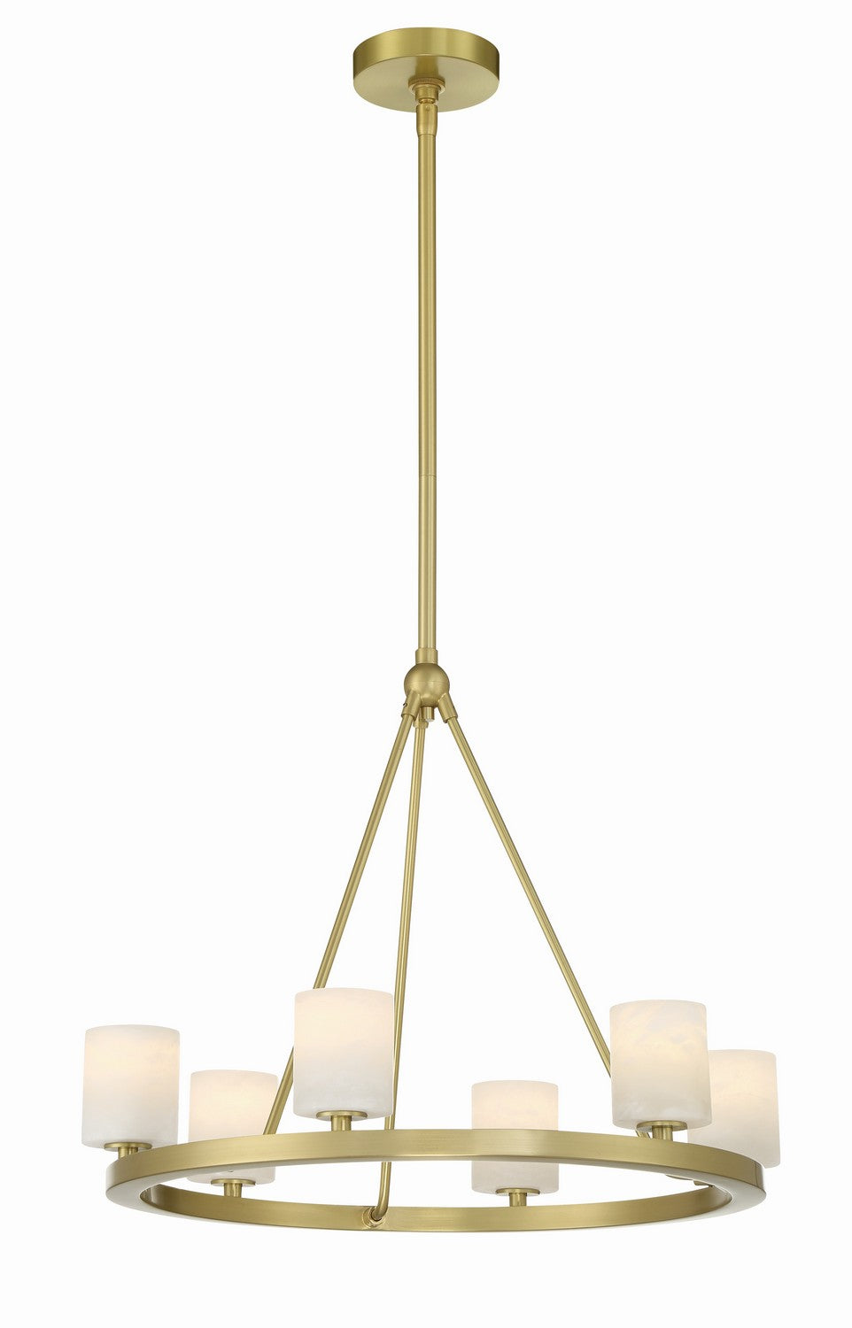 Crystorama - ARA-10264-SB-ST - LED Chandelier - Aragon - Soft Brass