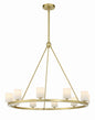 Crystorama - ARA-10265-SB-ST - LED Chandelier - Aragon - Soft Brass