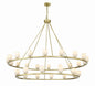 Crystorama - ARA-10269-SB-ST - LED Chandelier - Aragon - Soft Brass