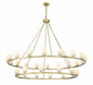 Crystorama - ARA-10269-SB-ST - LED Chandelier - Aragon - Soft Brass